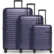 Pactastic Collection 04 THE THREE SET + 4 Rollen Kofferset 3-teilig mit Dehnfalte Produktbild