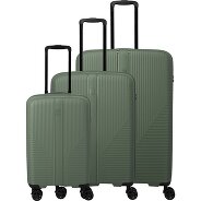 Travelite Air Stripe 4 Rollen Kofferset 3-teilig mit Dehnfalte Produktbild