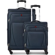 Wenger Beaumont 4-Rollen Kofferset S+L mit Dehnfalte Produktbild