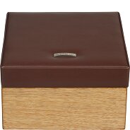 Windrose Wood Schmuckkoffer Leder 18 cm Produktbild