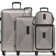 Redolz Essentials14 4-Rollen Kofferset Beautycase 4tlg mit Dehnfalte Laptopfach Produktbild