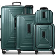 Redolz Essentials14 4-Rollen Kofferset Beautycase 4tlg mit Dehnfalte Laptopfach Produktbild