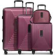 Redolz Essentials 14 4-Rollen Kofferset + Beautycase 4 tlg. mit Dehnfalte Produktbild