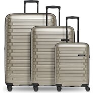 Pactastic Collection 04 THE THREE SET + 4 Rollen Kofferset 3-teilig mit Dehnfalte Produktbild