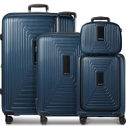 Redolz Essentials14 4-Rollen Kofferset Beautycase 4tlg mit Dehnfalte Laptopfach Produktbild
