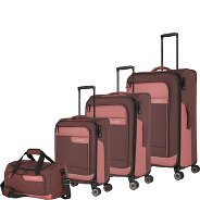 Travelite Viia 4 Rollen Kofferset 4-teilig mit Dehnfalte Produktbild