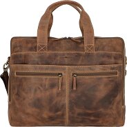 Greenburry Vintage Aktentasche Leder 42 cm Laptopfach Produktbild