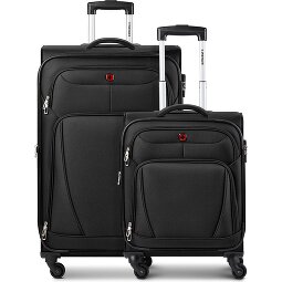 Wenger Beaumont 4-Rollen Kofferset S+L mit Dehnfalte  Variante 1