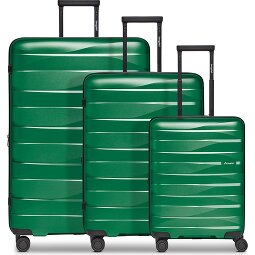 Bergpfeil Travel 4-Rollen Kofferset 3-tlg. mit Dehnfalte  Variante 3