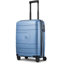 Redolz Essentials 11 4 Rollen Kabinentrolley 55 cm mit Dehnfalte  Variante 4