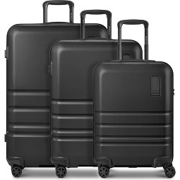 Redolz Pro ABS 4 Rollen Kofferset 3-teilig mit Dehnfalte  Variante 1
