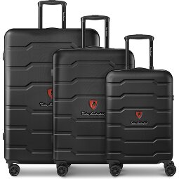 Tonino Lamborghini Bologna 4 Rollen Kofferset 3-teilig  Variante 1