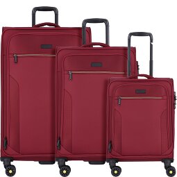 d&n Travel Line 9704 4 Rollen Kofferset 3-teilig mit Dehnfalte  Variante 3