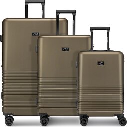 camel active Hanoi 4 Rollen Kofferset 3-teilig mit Dehnfalte  Variante 3