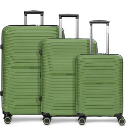 Stratic Shine 4 Rollen Kofferset 3-teilig mit Dehnfalte  Variante 4