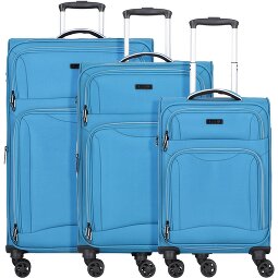 d&n Travel Line 9204 4 Rollen Kofferset 3-teilig mit Dehnfalte  Variante 1