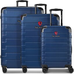 Tonino Lamborghini Milano Trolley 3-SET mit Dehnfalte und XL Koffer  Variante 2
