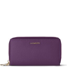 Lazarotti Bologna Leather XL Double Zip-Around Geldbörse RFID Leder 20 cm  Variante 8