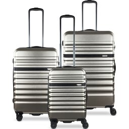 Bugatti Corium 4-Rollen Kofferset 3tlg.  Variante 1