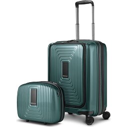 Redolz Essentials 14 Kofferset 2 tlg. Kabinentrolley mit Dehnfalte + Beautycase  Variante 5