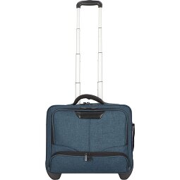 Dermata 2 Rollen Businesstrolley 46 cm Laptopfach  Variante 1