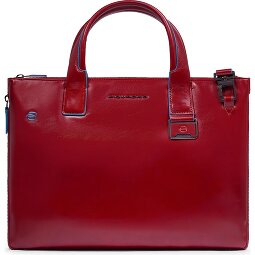 Piquadro Blue Square Shopper Tasche Leder 38 cm Laptopfach mit Dehnfalte  Variante 4
