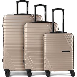 Cocoono Larnaka 4 Rollen Kofferset 3-teilig mit Dehnfalte  Variante 2