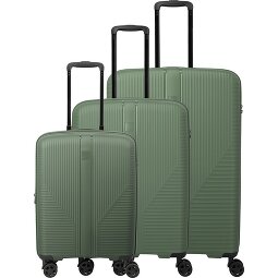 Travelite Air Stripe 4 Rollen Kofferset 3-teilig mit Dehnfalte  Variante 1