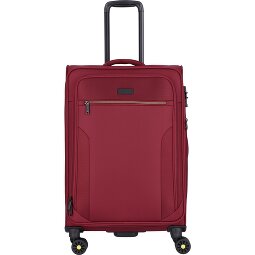 d&n Travel Line 9704 4 Rollen Trolley M 68 cm mit Dehnfalte  Variante 3