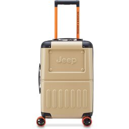 Jeep JH002B 4 Rollen Kabinentrolley XL 55 cm mit Dehnfalte  Variante 2