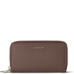 Lazarotti Bologna Leather XL Double Zip-Around Geldbörse RFID Leder 20 cm  Variante 12