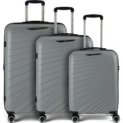 Benzi 5808 4 Rollen Kofferset 3-teilig mit Dehnfalte  Variante 1