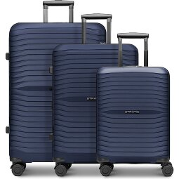 Stratic Shine 4 Rollen Kofferset 3-teilig mit Dehnfalte  Variante 2