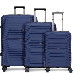 Stratic Shine 4 Rollen Kofferset 3-teilig mit Dehnfalte  Variante 3