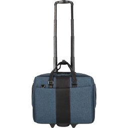 Dermata 2 Rollen Businesstrolley 44 cm Laptopfach  Variante 2