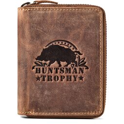 Greenburry Huntsman Geldbörse RFID Schutz Leder 10 cm  Variante 1