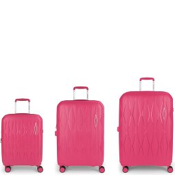 Gabol Infinity 4 Rollen Kofferset 3-teilig mit Dehnfalte  Variante 1