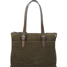 Castelijn & Beerens Nubuck Schultertasche Leder 40 cm Laptopfach  Variante 1