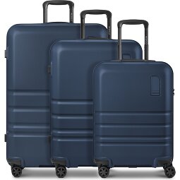 Redolz Pro ABS 4 Rollen Kofferset 3-teilig mit Dehnfalte  Variante 3