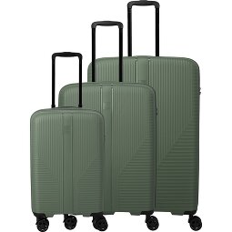 Travelite Air Stripe 4 Rollen Kofferset 3-teilig mit Dehnfalte  Variante 2