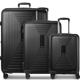 Redolz Essentials 14 4 Rollen Kofferset 3-teilig mit Dehnfalte  Variante 2