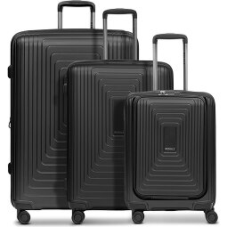 Redolz Essentials 14 4 Rollen Kofferset 3-teilig mit Dehnfalte  Variante 2
