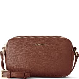 Lazarotti Bologna Leather Umhängetasche Camera-Bag Leder Double-Zip 18 cm  Variante 1