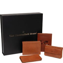 The Chesterfield Brand Geldbörse Geschenkset 4-teilig  Leder 12 cm  Variante 2