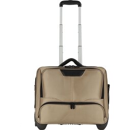 Dermata 2 Rollen Businesstrolley 41 cm Laptopfach  Variante 3