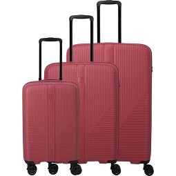 Travelite Air Stripe 4 Rollen Kofferset 3-teilig mit Dehnfalte  Variante 3