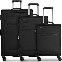 Worldpack Chicago 4 Rollen Kofferset 3-teilig mit Dehnfalte  Variante 1