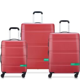 Delsey Paris x United Colors of Benetton Now Hardside 4-Rollen Kofferset 3 tlg. mit Dehnfalte  Variante 2