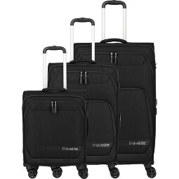 Travelite Kick Off 4 Rollen Kofferset 3-teilig mit Dehnfalte  Variante 1