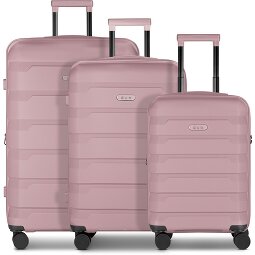 d&n South Dakota 4 Rollen Kofferset 3-teilig mit Dehnfalte  Variante 4